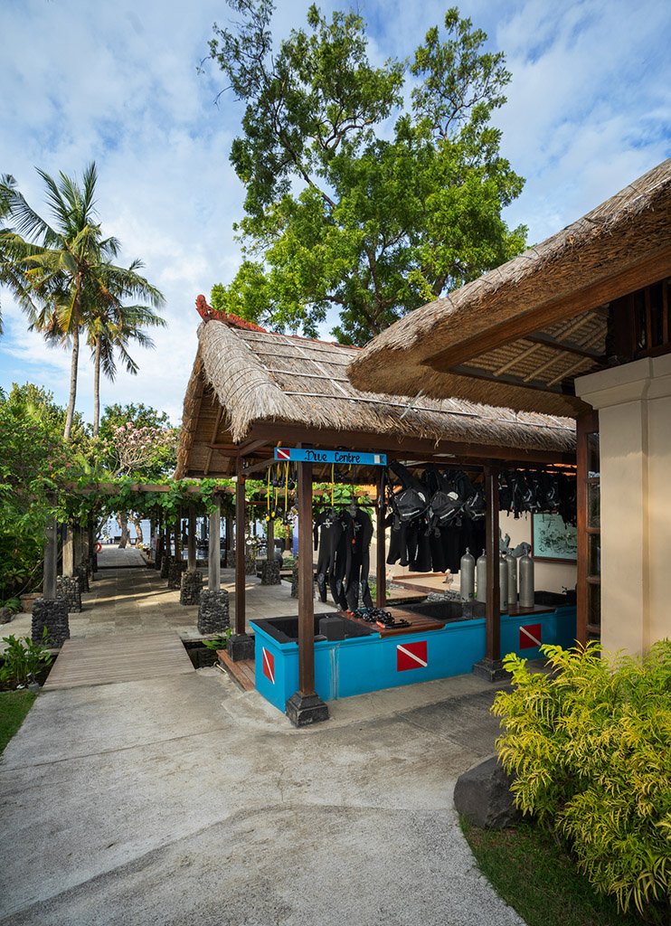 Mimpi Resort Tulamben Dive Centre — PADI Dive Centre at a Beachfront Resort Near the USAT Liberty Wreck