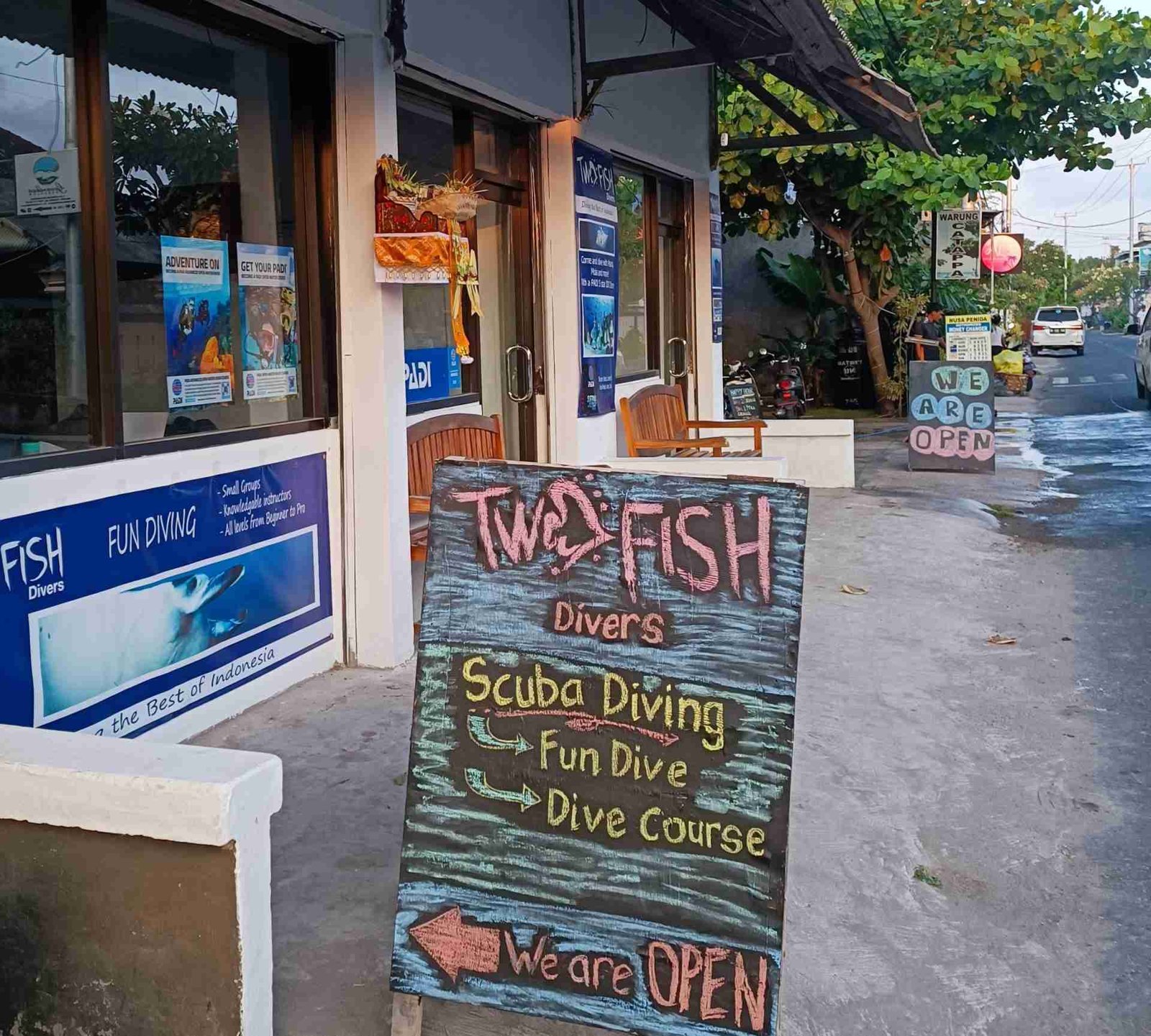 Two Fish Divers Nusa Penida — PADI 5 Star Centre on Penida's Quiet East Coast