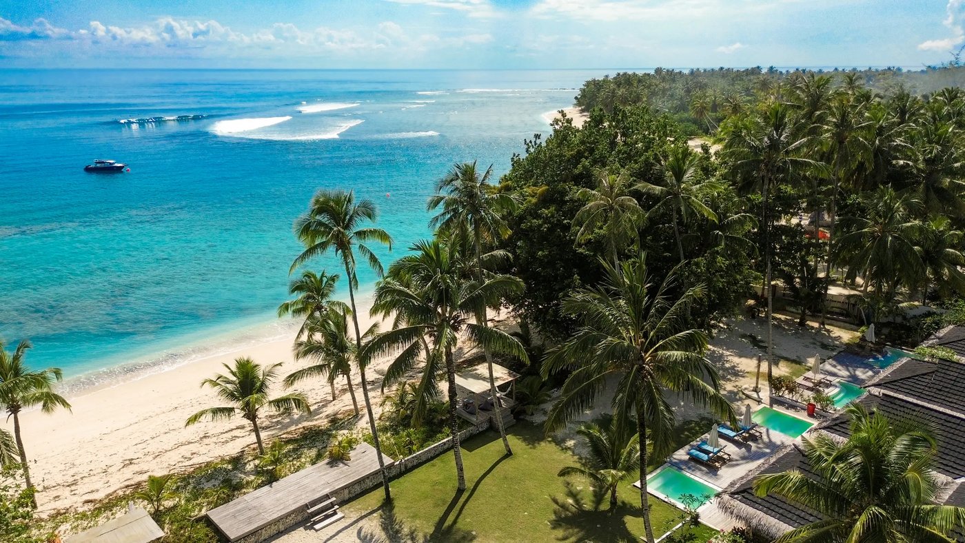 Surf resort in the Mentawai Islands